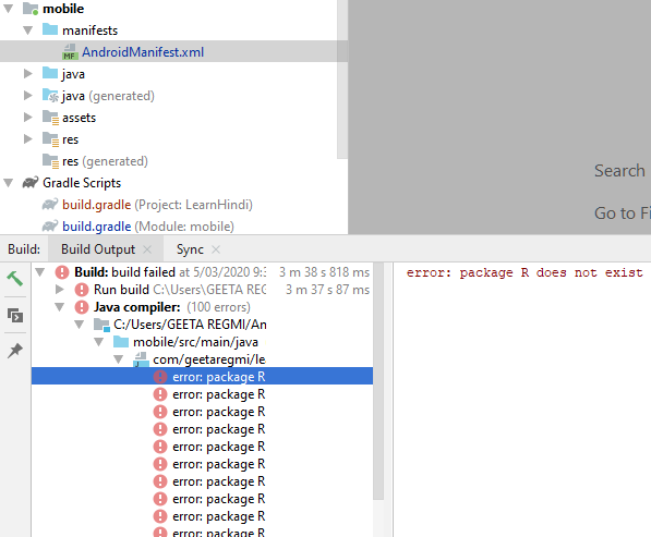Package R Does Not Exist In Android Studio Archives Elsebazaar